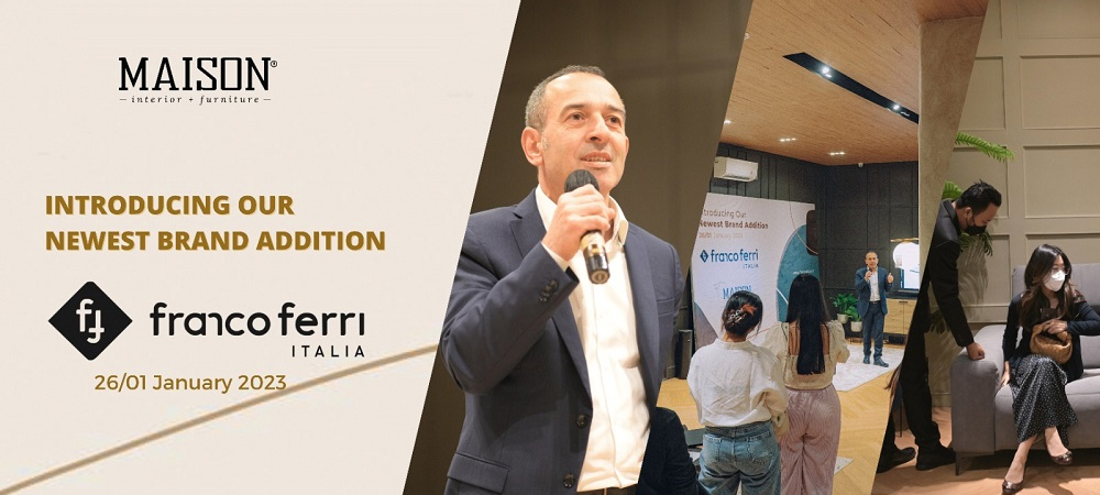 Franco Ferri Italia Kolaborasi Dengan Maison Living